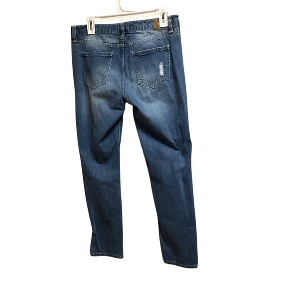 LIFE IN PROGRESS JEANS DARK DENIM SIZE 27 WITH 26” INSEAM GENTLY WORN - Picture 2 of 3